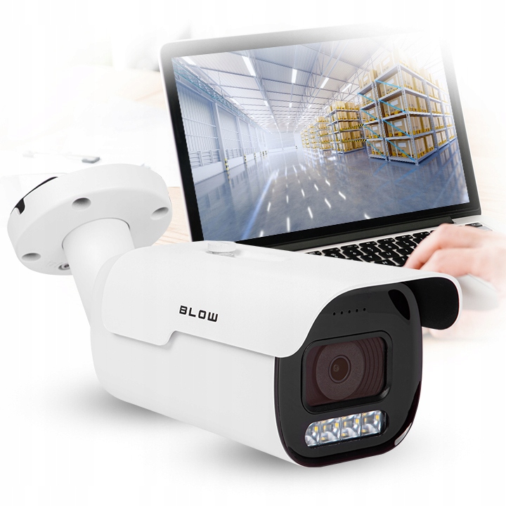 IP kamera BLOW 5MP MOTOZOOM x5 POE Metal 40m IR Brand Blow