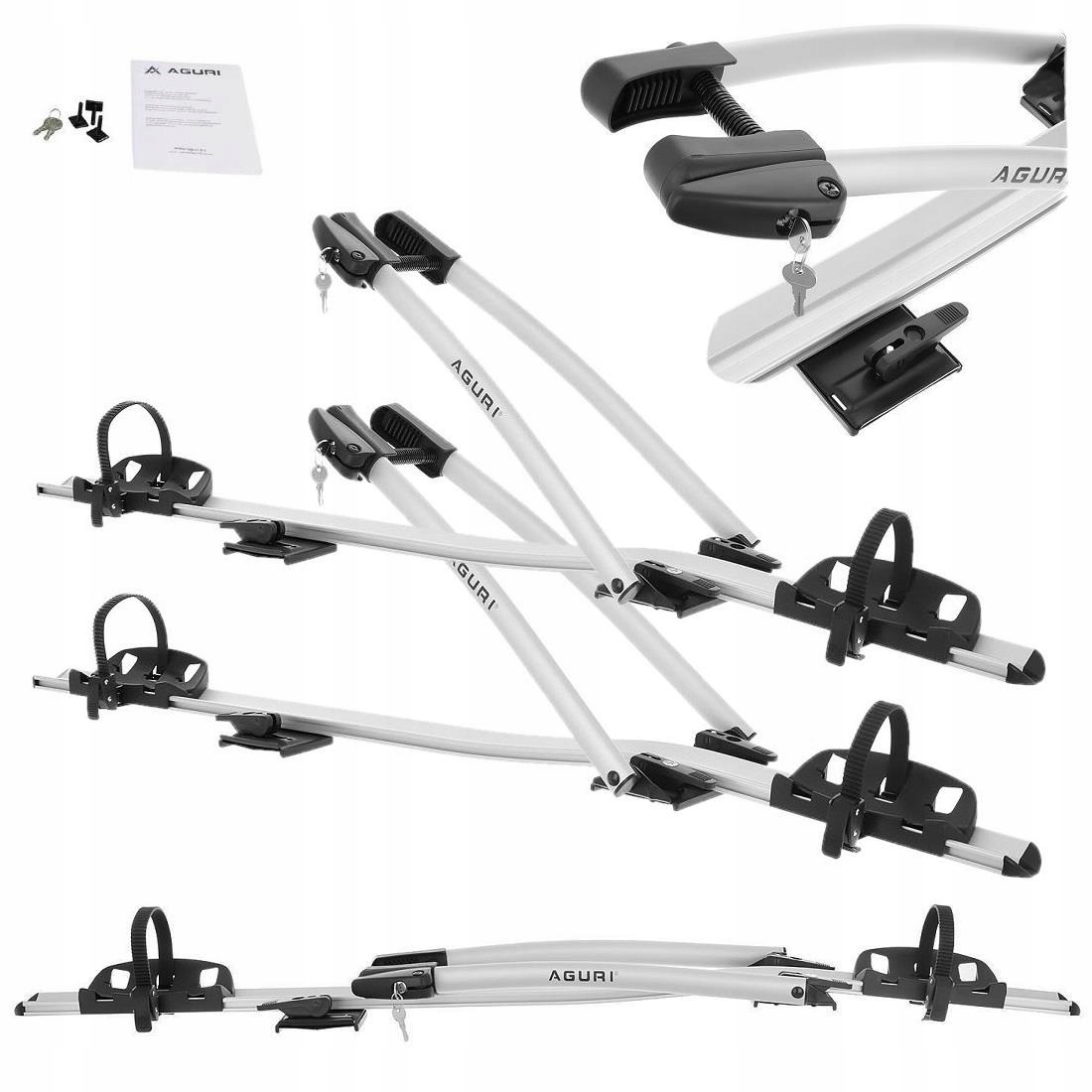 2 x держатель для велосипеда на крышу AGURI ACUDA
