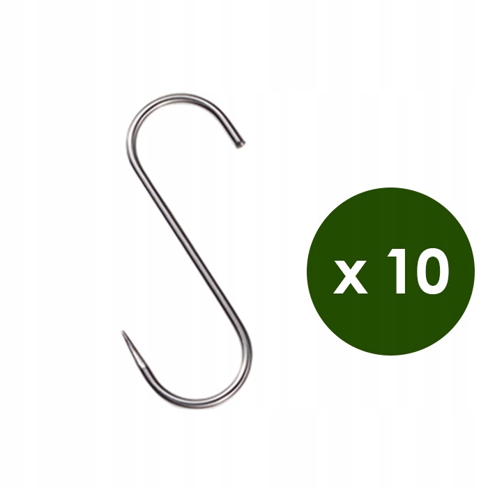 z nerezové oceli háčky do 60 kg, háčky S, sada ks