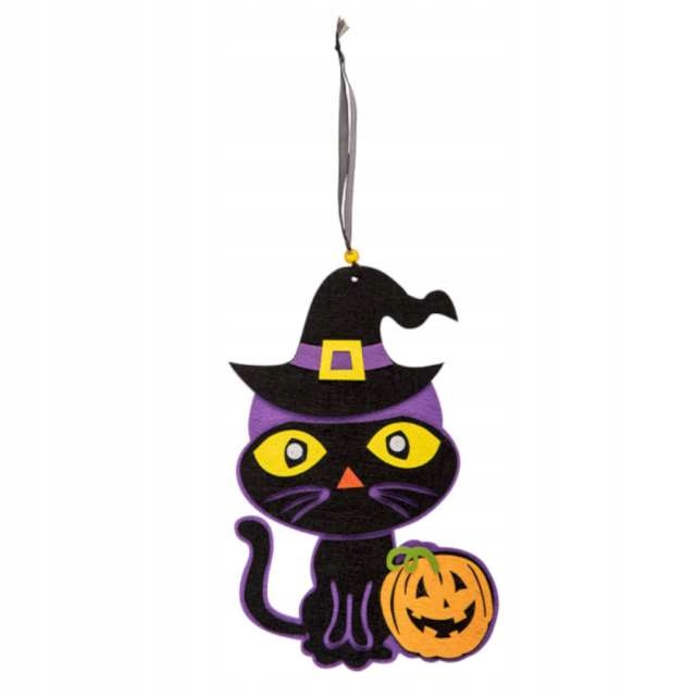 ZAWIESZKA kot dynia HALLOWEEN ozdoba