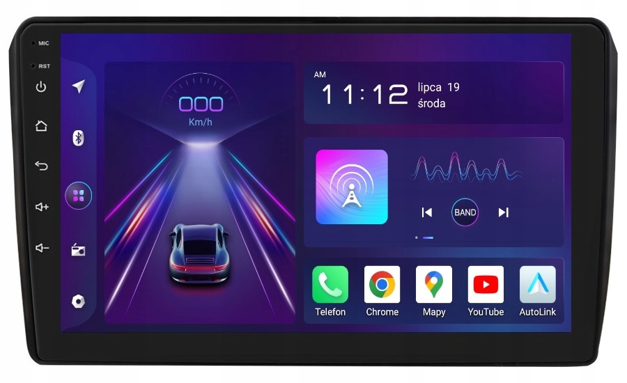 Navigácia Rádio 2DIN Android Audi A3 8P 8/256 Gb Carplay Dsp Lte