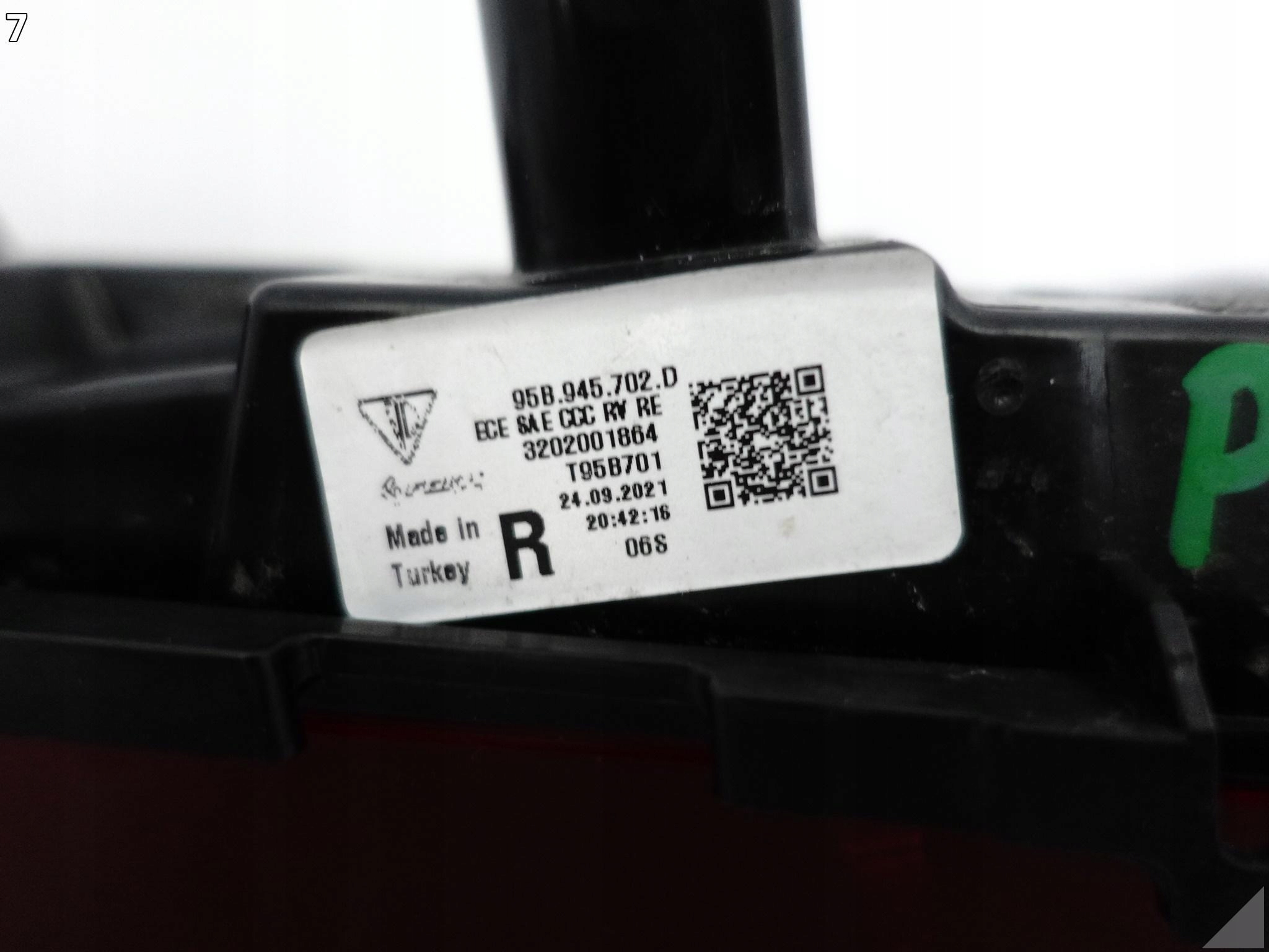 PORSCHE MACAN 95B LIFT 22- light LED ODBLASK light reversing right rear part