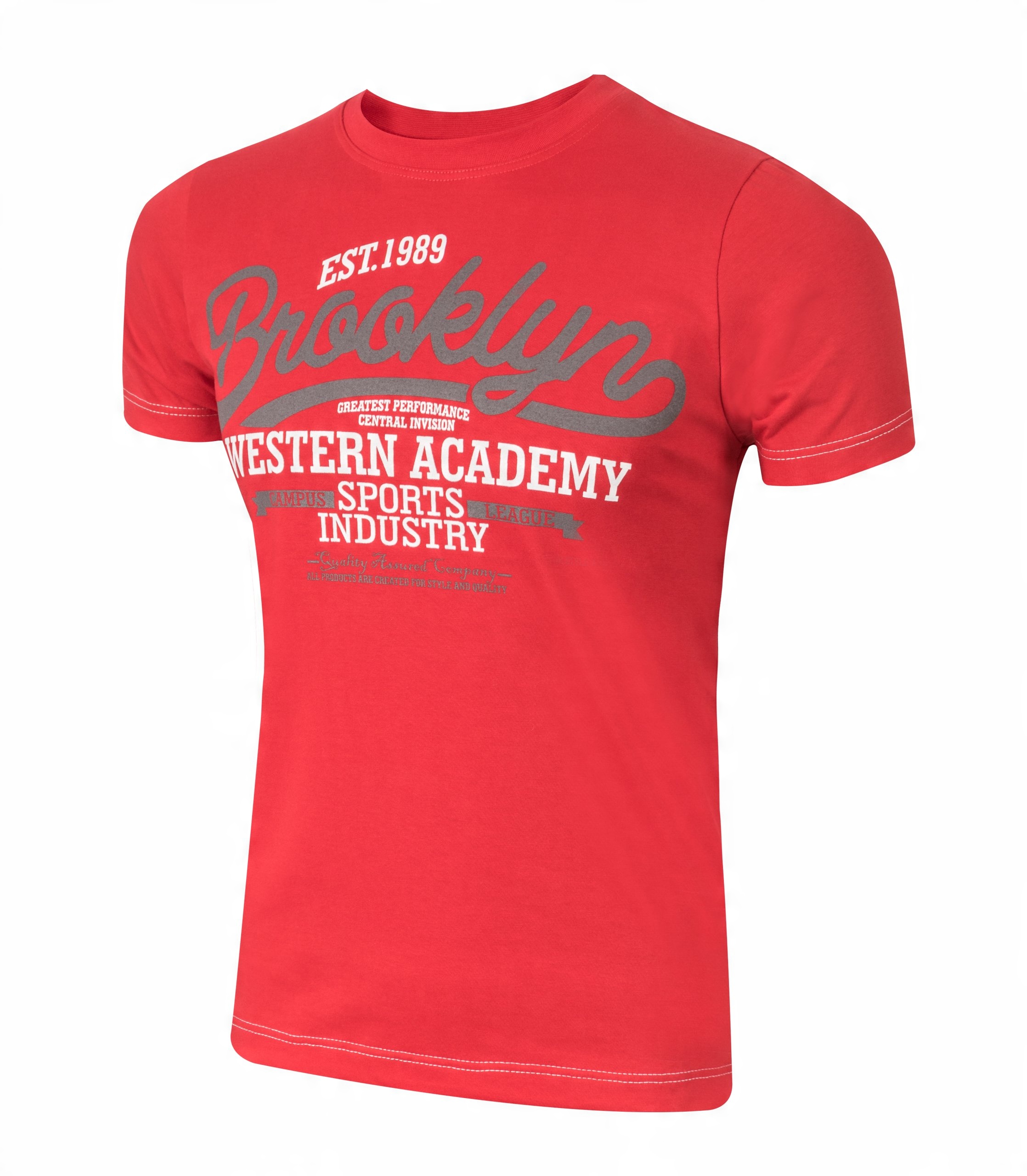 

T-shirt Koszulka Koszulki Męskie KM03 6XL czerwony