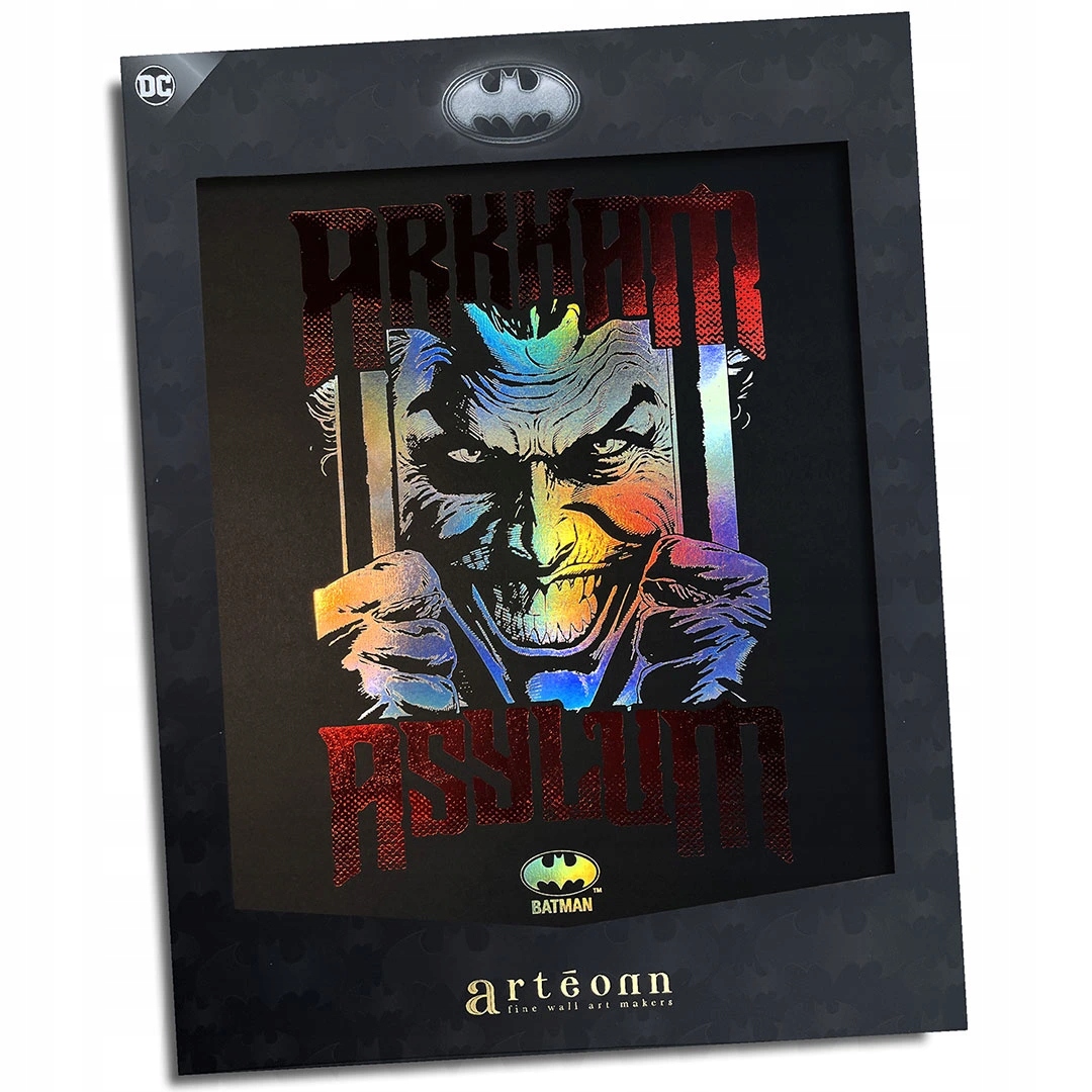 Sběratelský plakát Joker Arkham Asylum, Batman