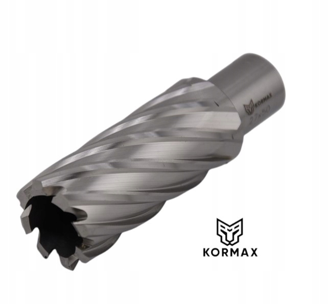 Frez trepanacyjny 25mm x 50mm wiertło rurowe M2AL 25x50 Weldon Kormax