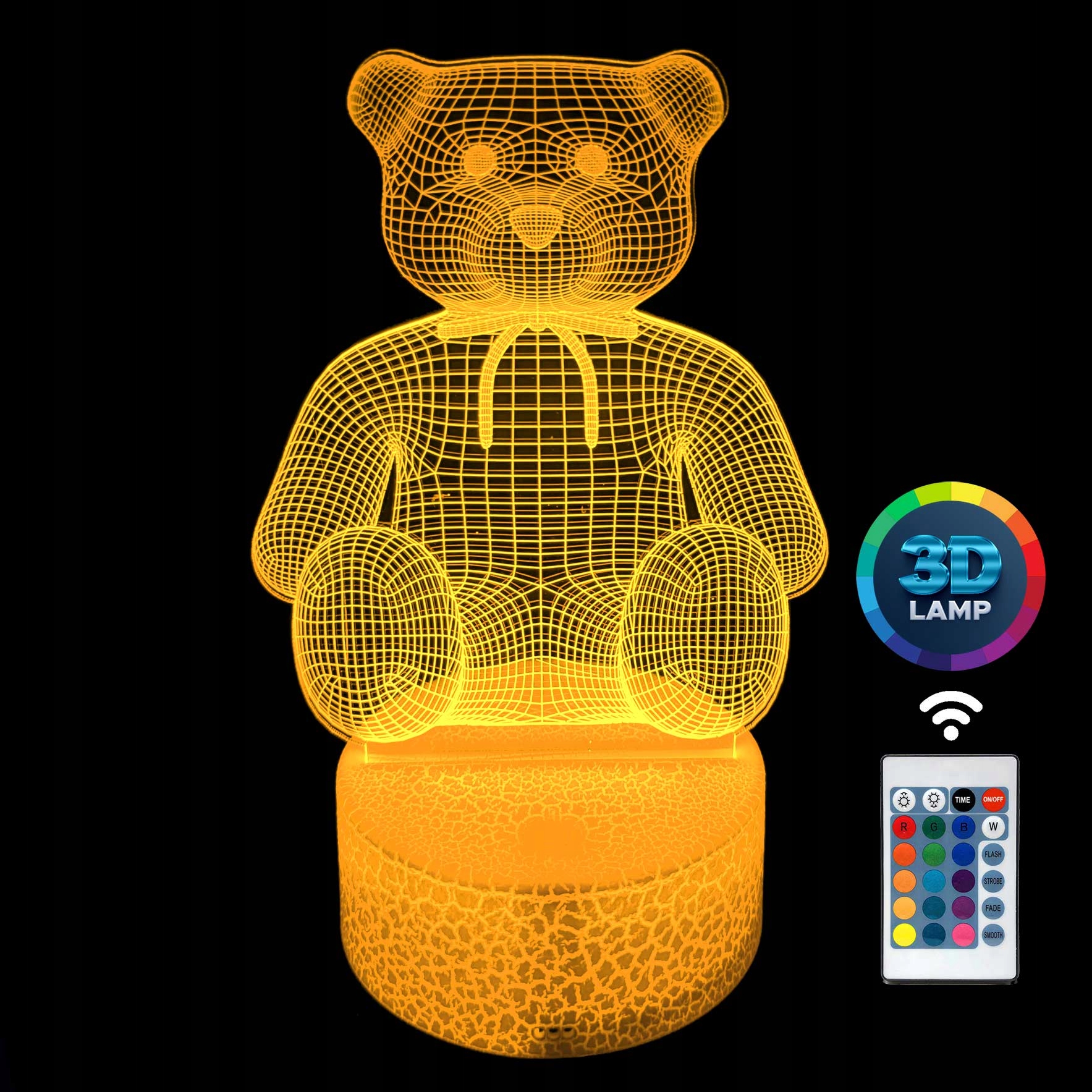 Lampka nocna Miś 3D LAMP LED Marka inna