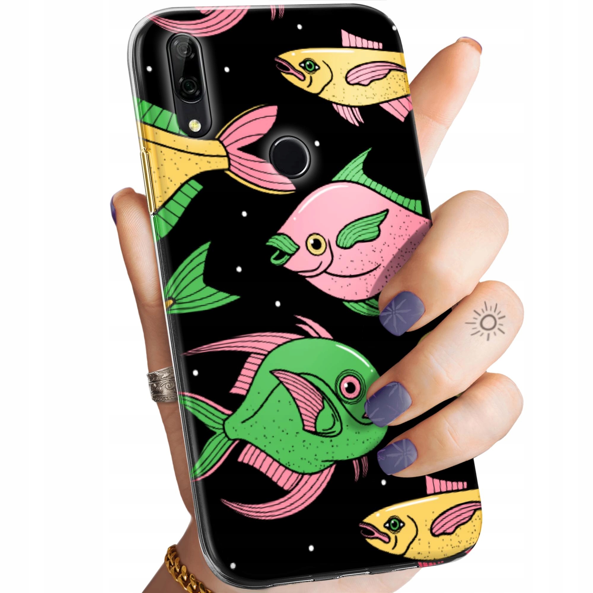 Etui Do Huawei P Smart Z Y9 Prime 2019 Honor 9X Ryby Rybki Fish