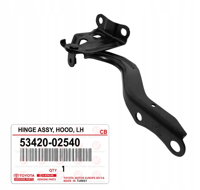 TOYOTA COROLLA E21 2019+ ZAWIAS MASKI LEWY 5342002540 ORYGINAŁ