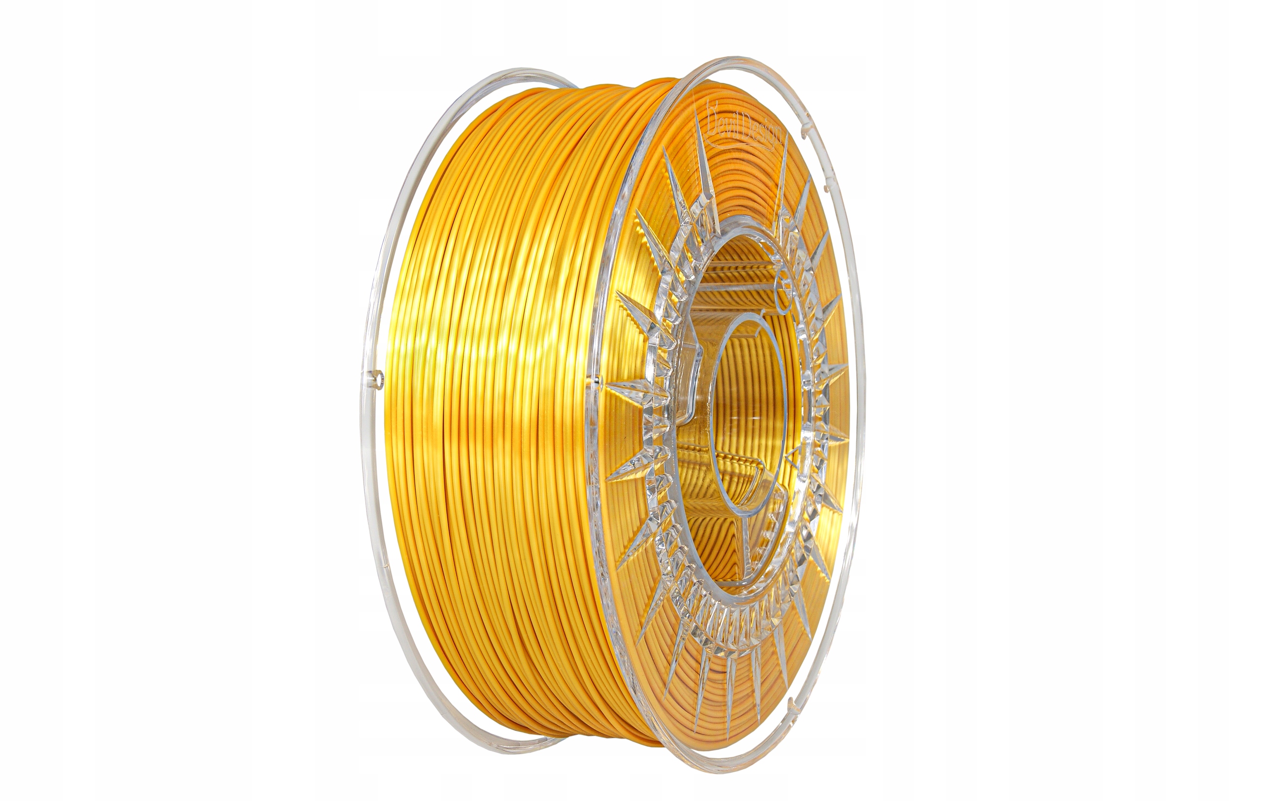 Filament Pla Silk 1,75mm Devil Design 1kg 1000g Light Gold J. Złoty