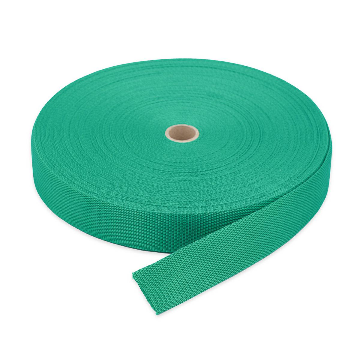 Popruh kalotově zelená 40mm/50mb 1331