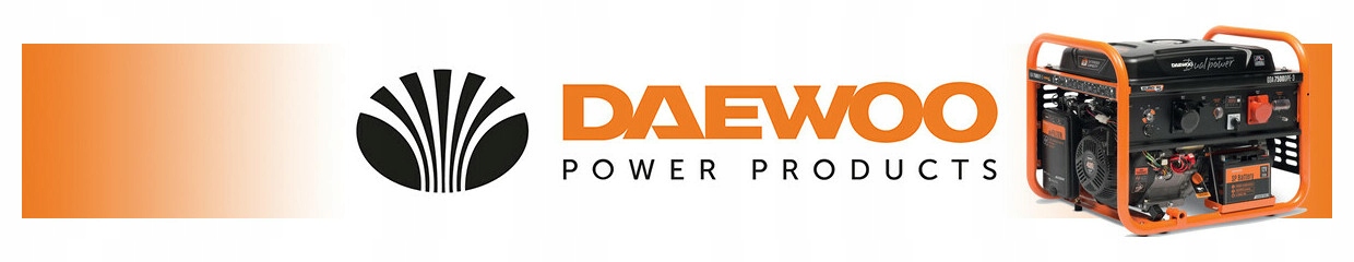 DAEWOO GDA 7500DPE-3 - AGREGAT PRZENOŚNY Nominalna moc prądnicy 6000 W