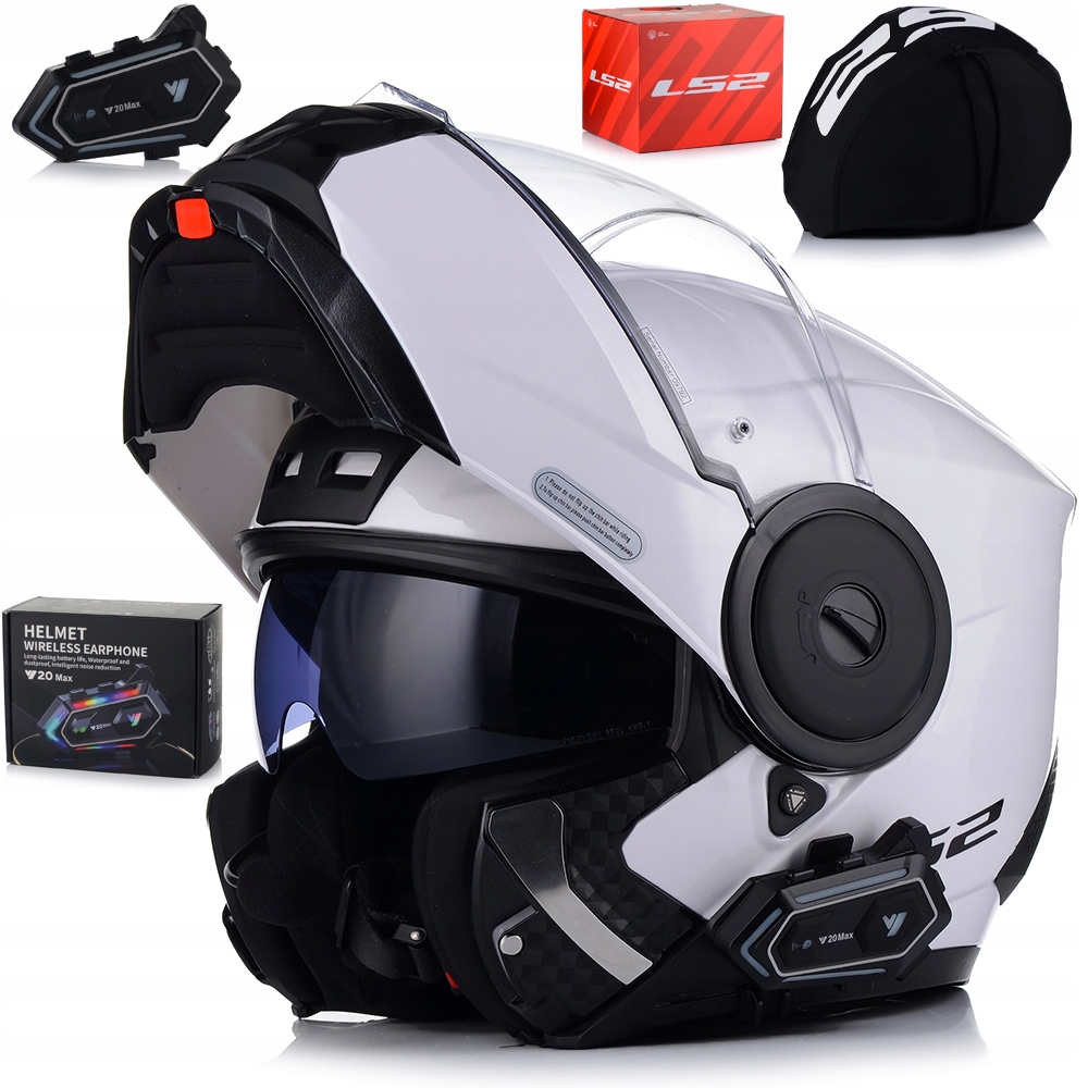 Motocyklová Prilba LS2 FF902 Scope II P/j Čeľusťová Clona Interkom