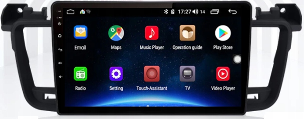 RADIO ANDROID PEUGEOT 508 2011-2018 8CORE 4/64 DSP Model NAWIGACJA STACJA MULTIMEDIALNA