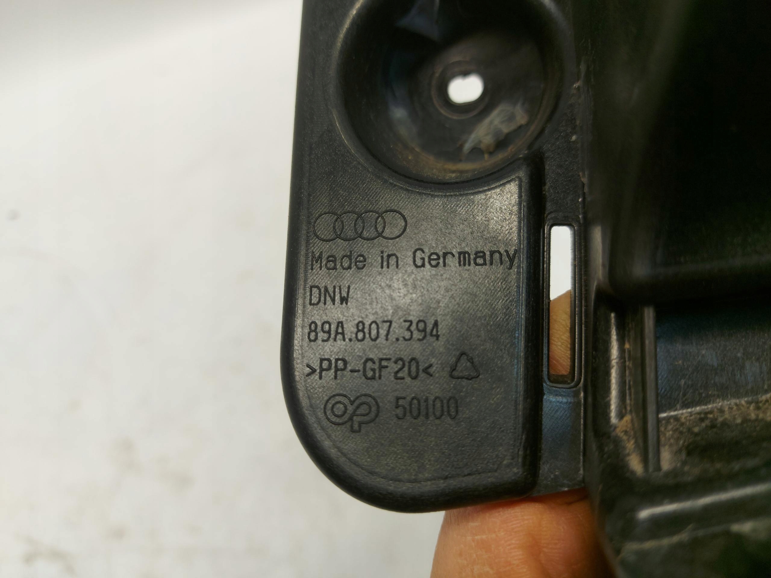 Audi Q4 40 E-TRON holder bumper bracket right rear part rear 89a807394