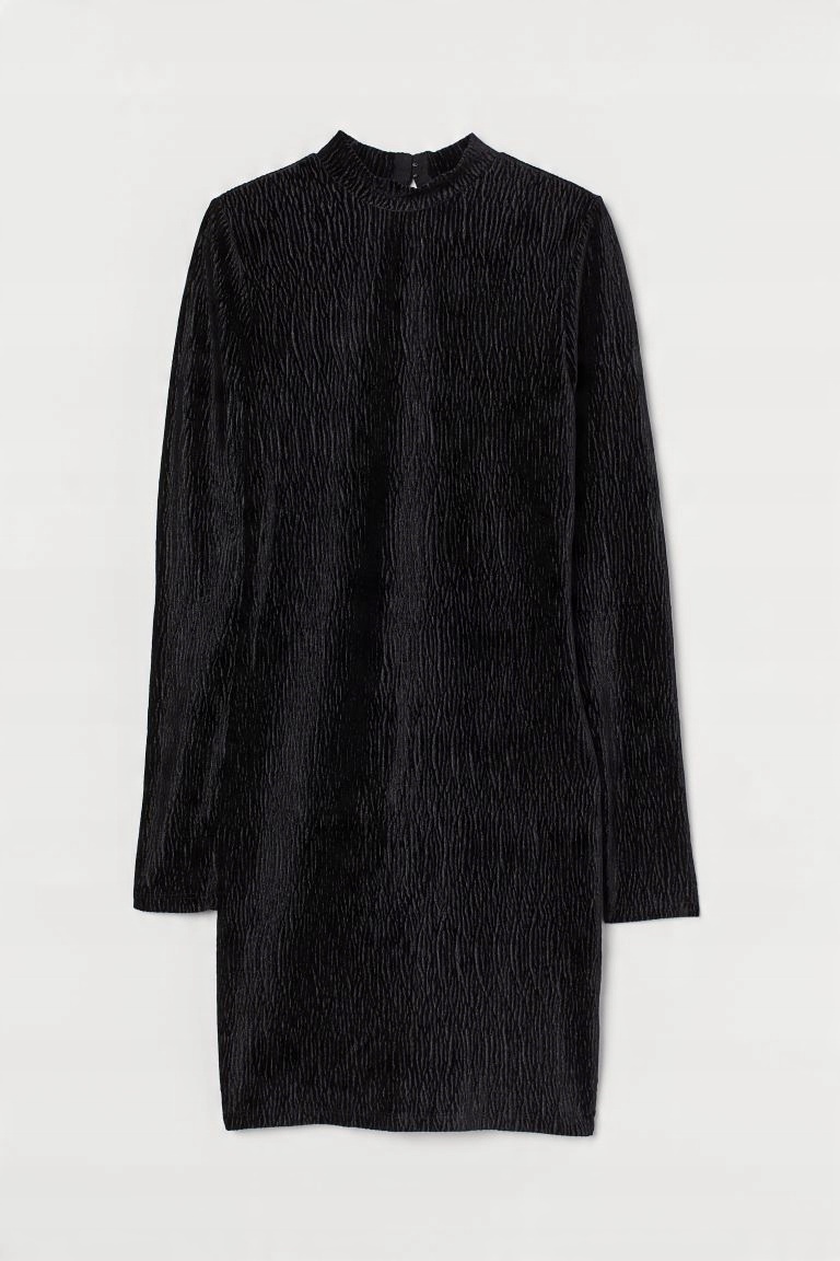 

H&m 36 S Sukienka z kreszowanego weluru 6636
