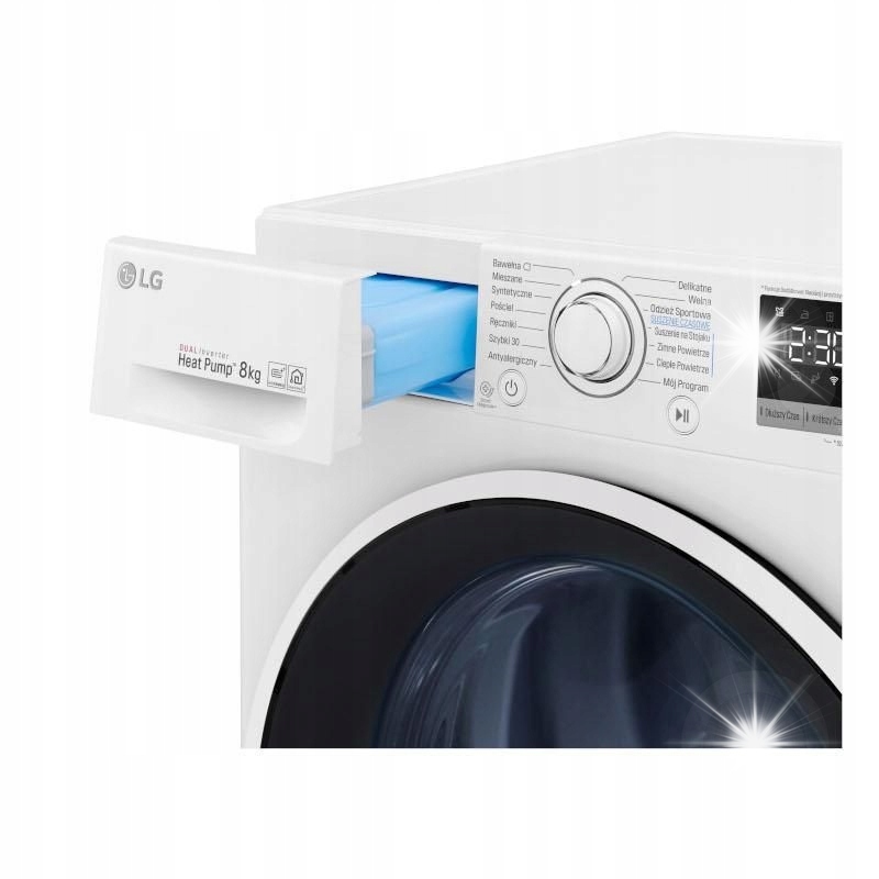 Suszarka z pompą ciepła Lg RC80V5AV5N 8kg SmartThinQ Sensor Dry