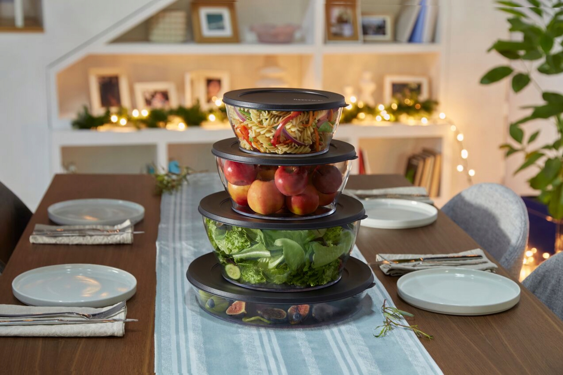 Tupperware Veľká Sada Misiek Kryštalických Perál