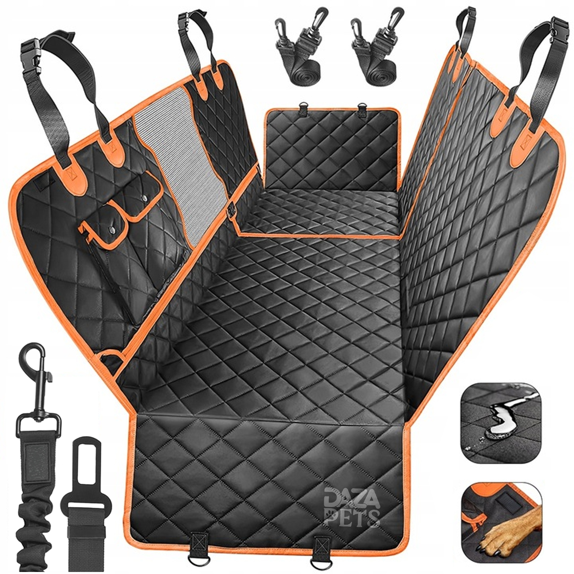 Levně Podložka Pro Zvířata Do Auta Potah Na Sedadlo Automobilová 4V1