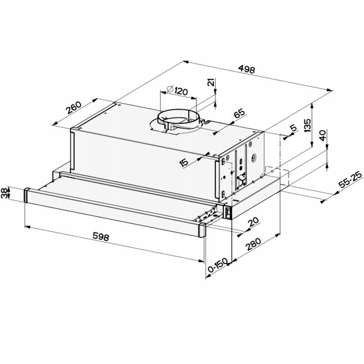 ВИТЯЖКА ДЛЯ ЯЩИКА FRANKE FTC632WH FTC 632L WH Домінуючий колір білий