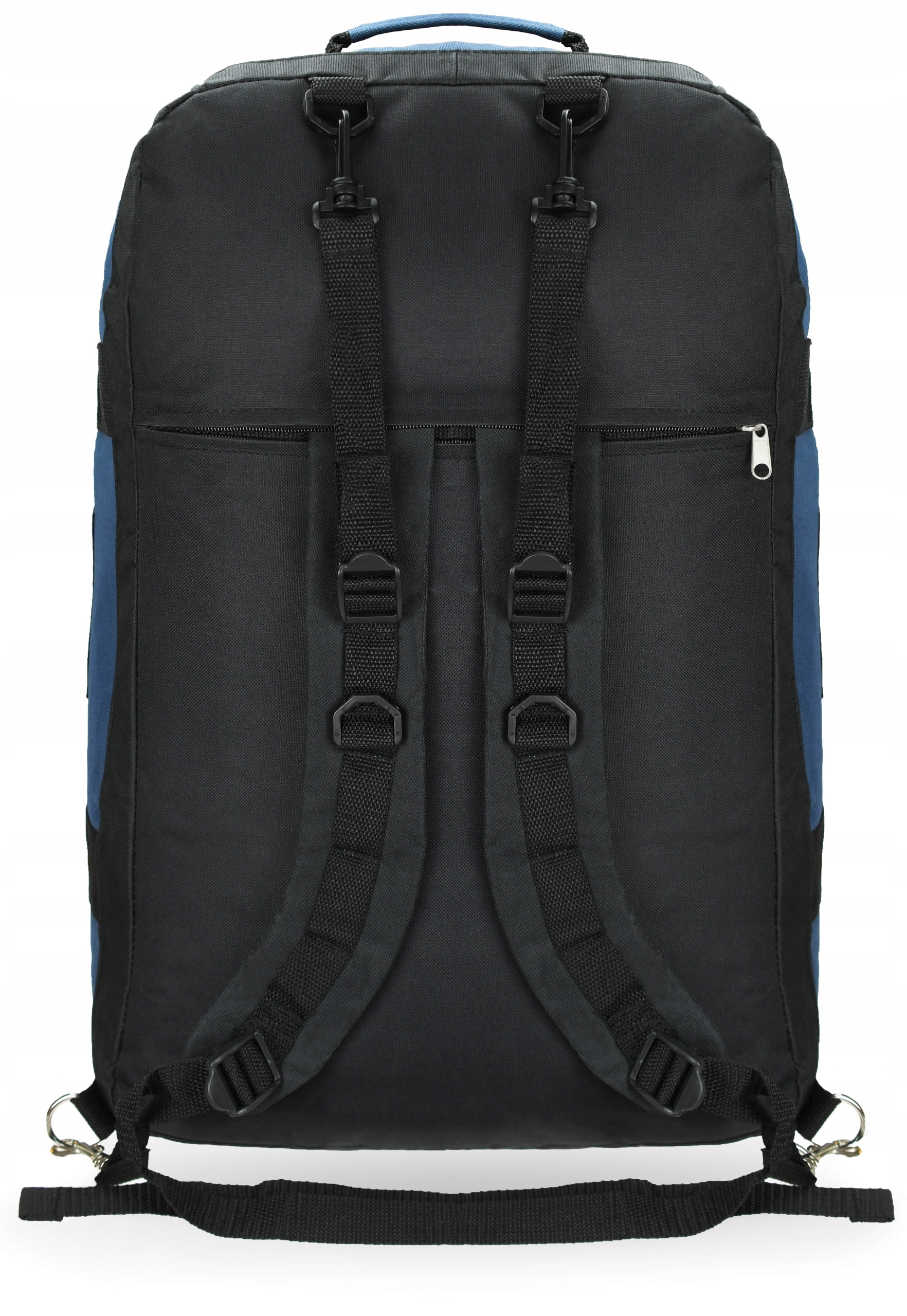 DUŻA TORBA PLECAK 2w1 PODRÓŻNA BAGAŻ WALIZKA 932 Kolor dominujący odcienie niebieskiego