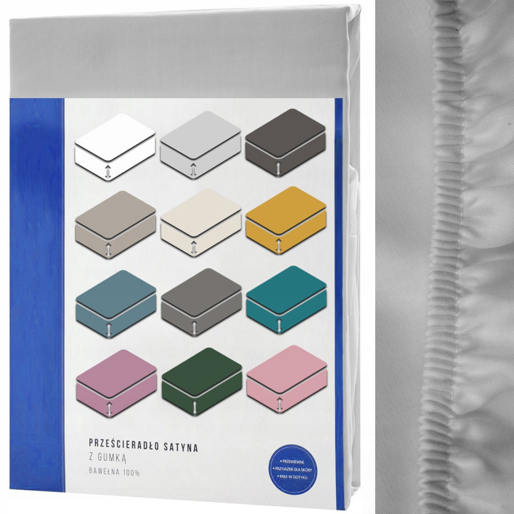 

Prześcieradło z Gumką Bawełna 180x200 Bawełniane