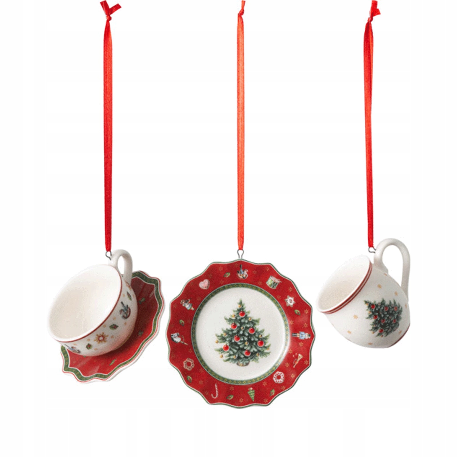 Sada 3 přívěsků na vánoční stromeček Toy's Delight Decoration Ornaments Villeroy