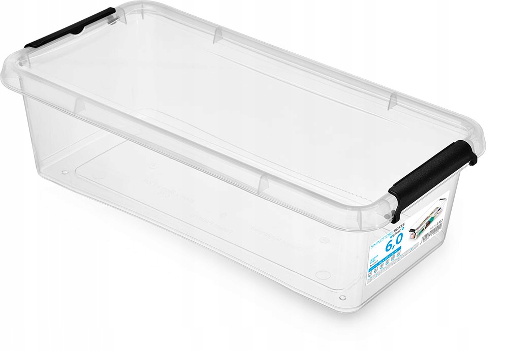 

Pudło pojemnik box zamykany z pokrywką 6 l