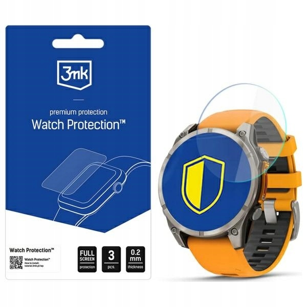 Szkło Hybrydowe 3MK FlexibleGlass do Zegarka Garmin Fenix 8 47mm