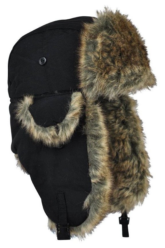 Uszanka Syberia - czarny cz0801