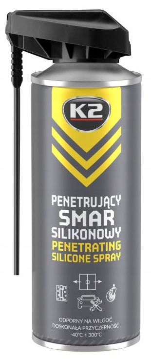 K2 Penetrujący Smar Silikonowy 400 ML