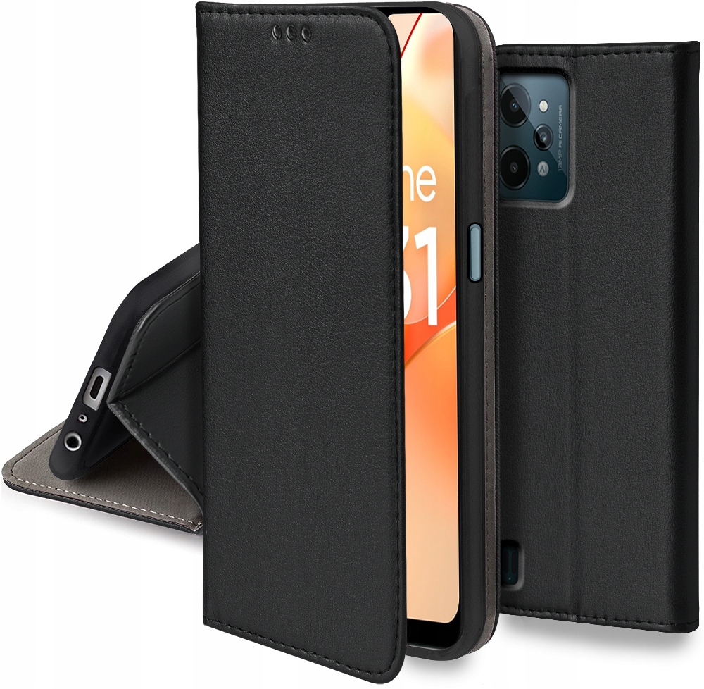 

Etui Smart Magnet Case Szkło 9H do Realme C31
