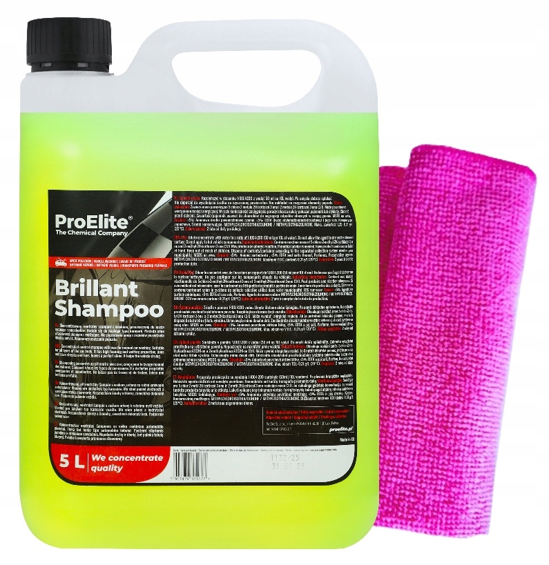ProElite Brillant Shampoo 5L szampon samochodowy z woskiem