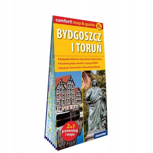 BYDGOSZCZ I TORUŃ LAMINOWANY MAP&GUIDE 2W1...