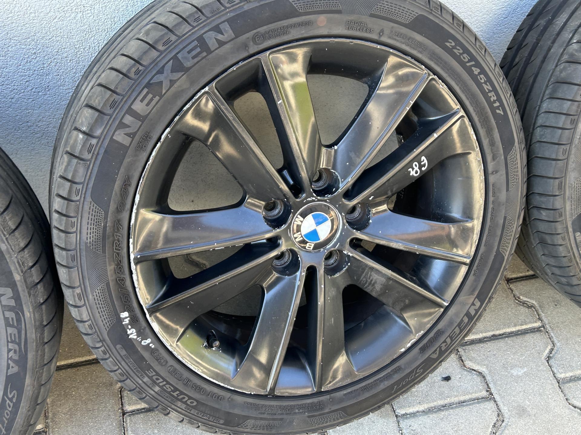 wheels tyres discs aluminium 17 BMW 1 E81 E82 E87 E88 2007-13 5X120 7J ET47