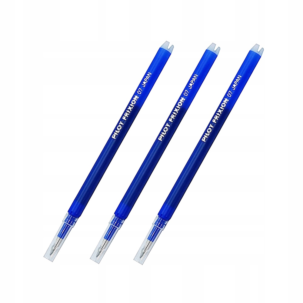 

3 x Pilot Frixion Niebieski Wkład Ścieralny 0,7mm