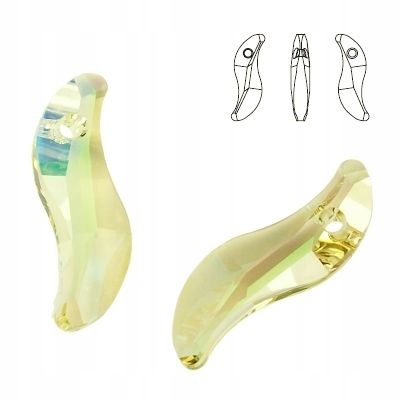 6525 MM 19 Swarovski Wave Luminous Green Lumg