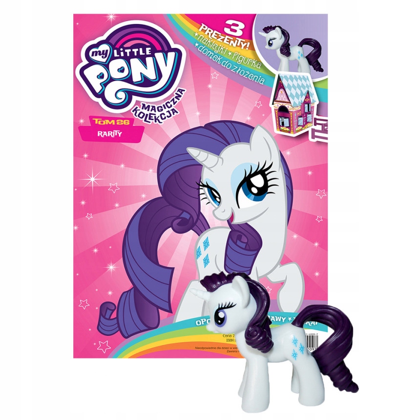 MY LITTLE PONY RARITY FIGURKA NAKLEJKI 26
