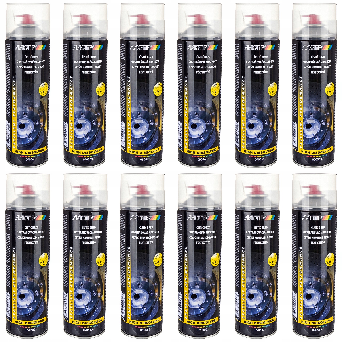 Засіб для видалення гальм MOTIP 12шт