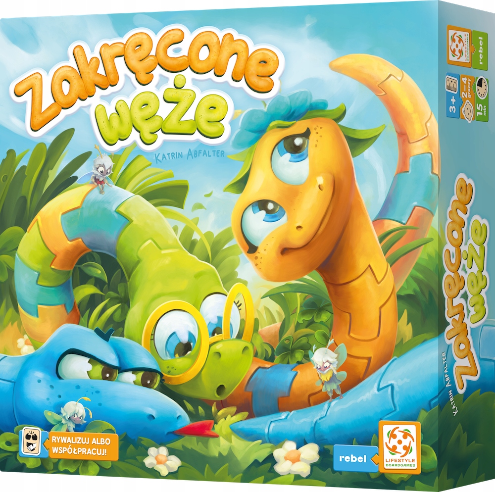 Gra PLanszoWA Rebel Zakręcone węże