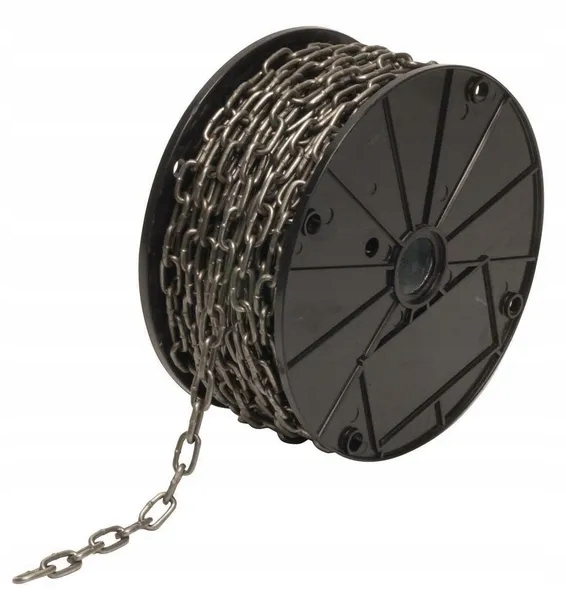 Łańcuch studzienny, ocynk ogniowy, Ø 6 mm, 30m, DIN 766, 16kN