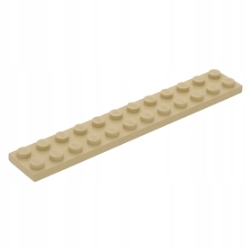 

Lego Płytka zwykła 2x12 2445 tan 2 szt.