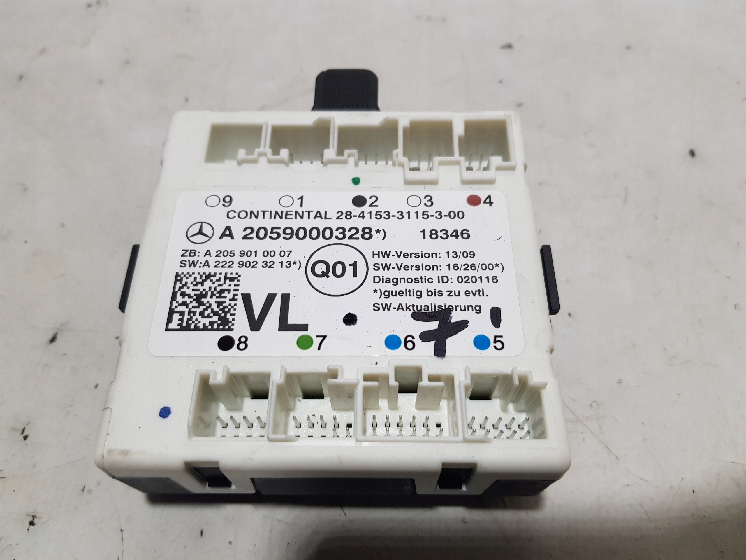 module door control unit MERCEDES W205 2059000328