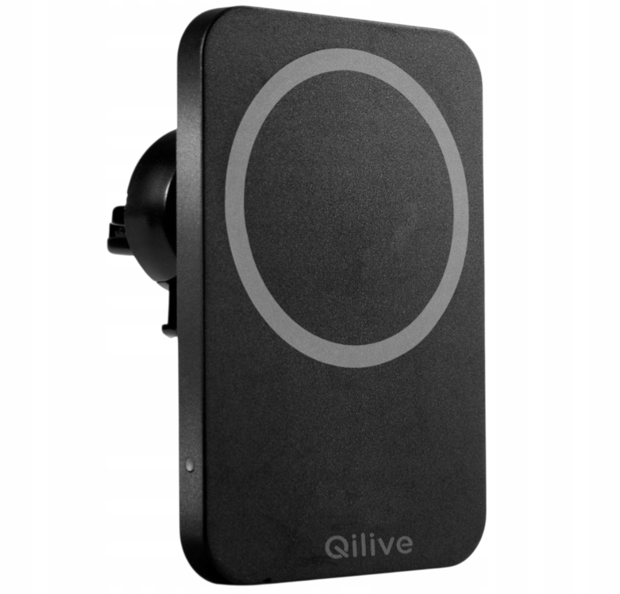 Qilive Uchwyt samochodowy magnetyczny MageSafe 15 W – czarny