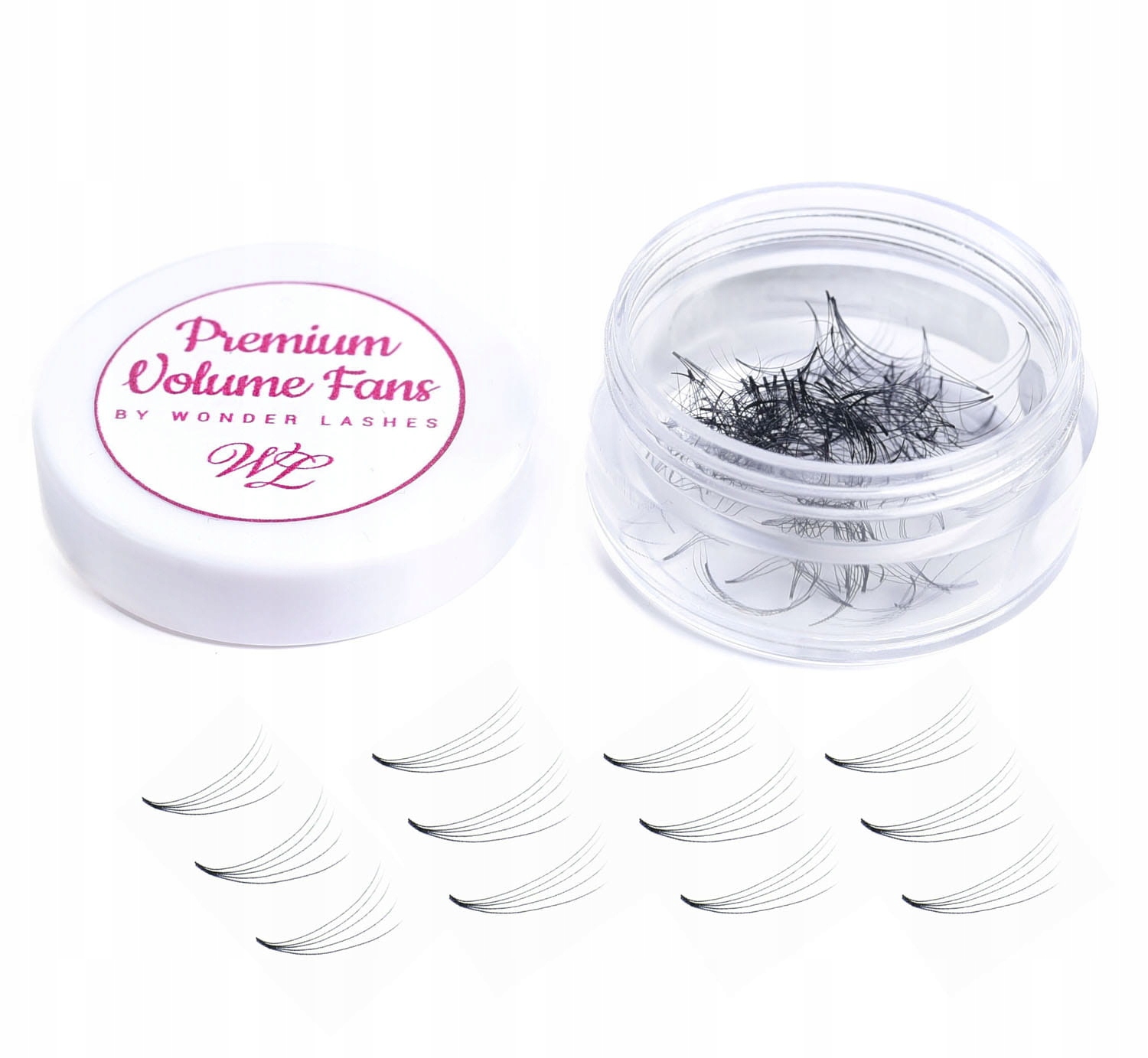 

Rzęsy Premium Volume Fans 5D sypane D; 10