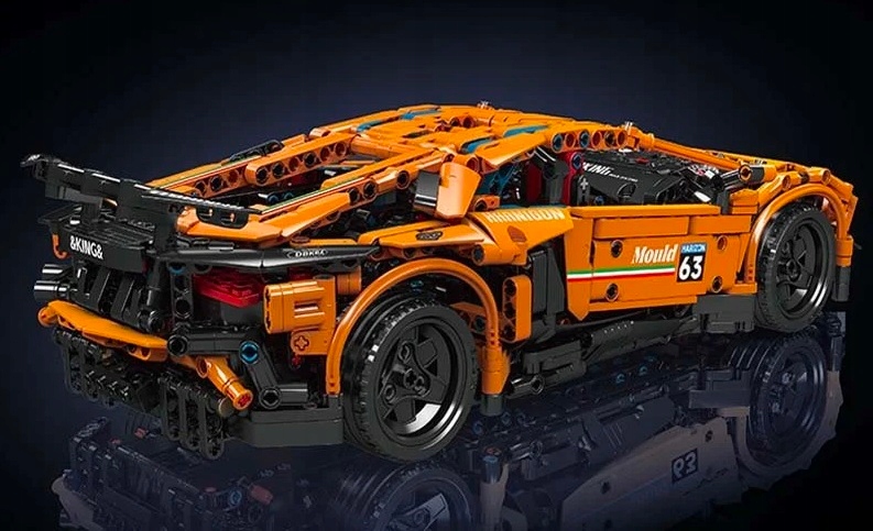 Spilventiņi auto lamborghini orange 1608el (1608PCS) Gabalu skaits 1608 gab.