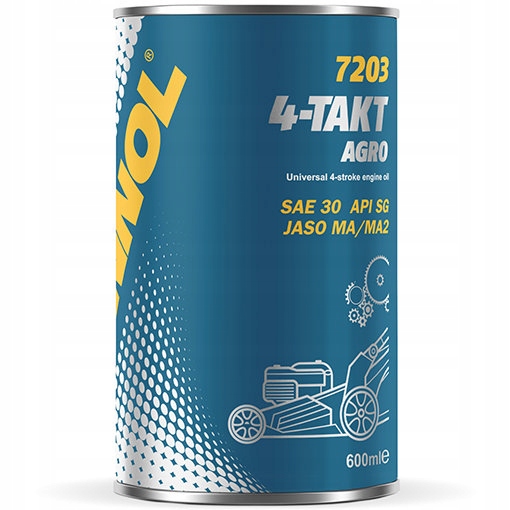 

Mannol 7203 4-Takt Agro SAE30 Olej Mineralny 0,6L