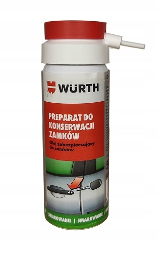 

Wurth olej smarowania zamków kłódek mechanizmów
