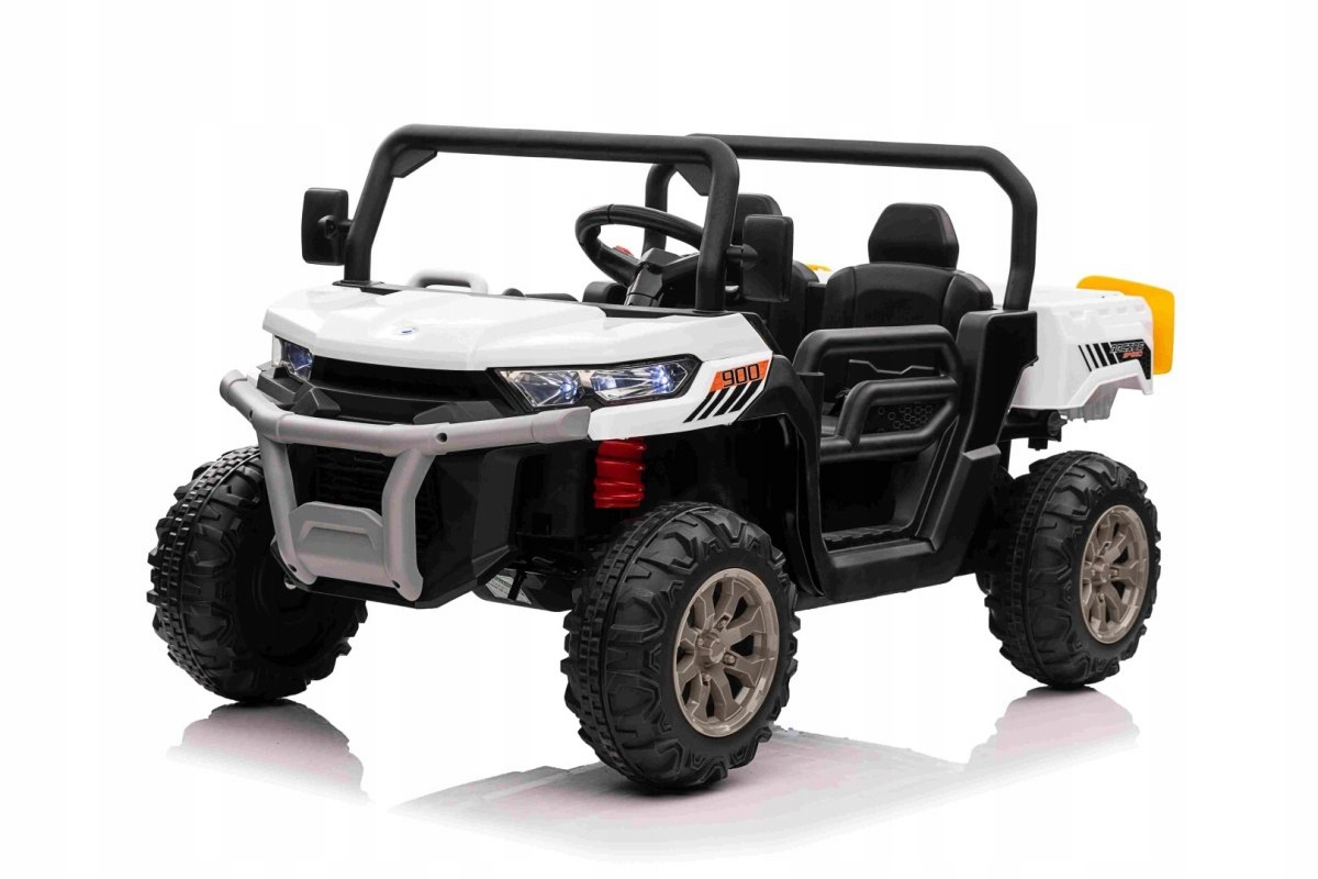 Auto Pick-Up Speed 900 dla dzieci Biały Napęd 4x4 Ruchomy