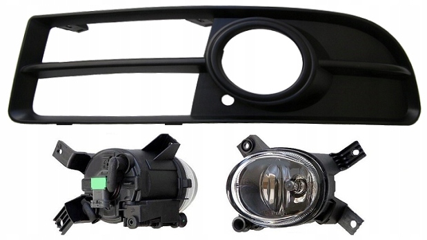 ПРОТИВОТУМАНКА + KRATKA AUDI A4 (B7) S-Line 2004-2008 ЛЕВЫЙ