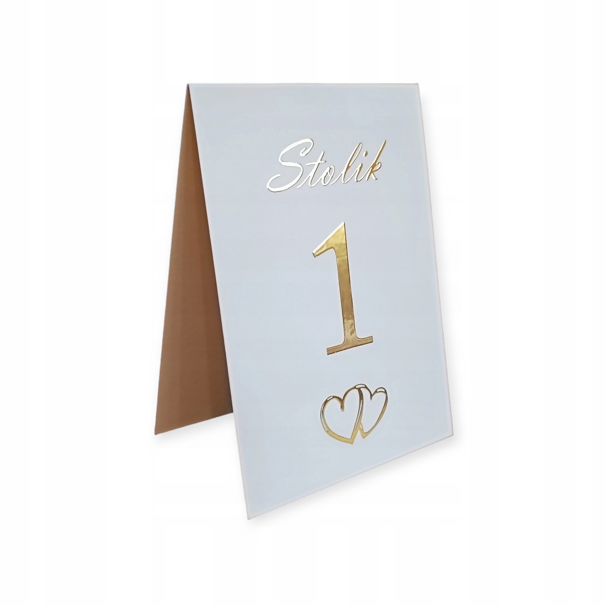 ZŁOTE Numerki na stół stoły weselne ślub ZŁOTO Marka inny